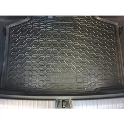 Килимок у багажник для авто Skoda Kamiq, пластиковий (AVTO-Gumm) Килимок у багажник для авто Skoda Kamiq, пластиковий (AVTO-Gumm)