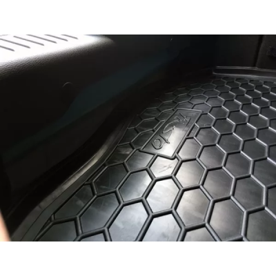 Килимок у багажник для авто Ford Fiesta (2010>) седан (USA), пластиковий (AVTO-Gumm) Килимок у багажник для авто Ford Fiesta (2010>) седан (USA), пластиковий (AVTO-Gumm)