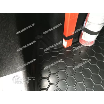 Килимок у багажник для авто Ford Fiesta (2010>) седан (USA), пластиковий (AVTO-Gumm) Килимок у багажник для авто Ford Fiesta (2010>) седан (USA), пластиковий (AVTO-Gumm)