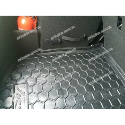 Килимок у багажник для авто Ford Fiesta (2010>) седан (USA), пластиковий (AVTO-Gumm) Килимок у багажник для авто Ford Fiesta (2010>) седан (USA), пластиковий (AVTO-Gumm)
