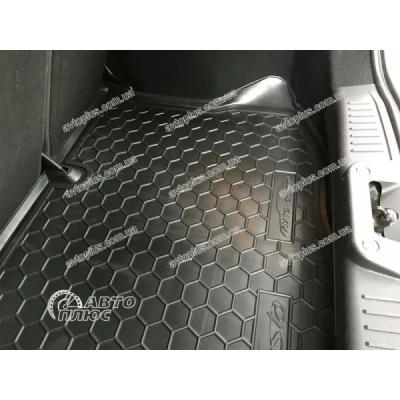 Килимок у багажник для авто Ford Fiesta (2010>) седан (USA), пластиковий (AVTO-Gumm) Килимок у багажник для авто Ford Fiesta (2010>) седан (USA), пластиковий (AVTO-Gumm)