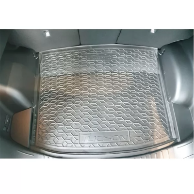 Коврик в багажник для авто Hyundai Tucson (2021>) (верхняя полка без сабвуфера) пластик ( AVTO-Gumm )