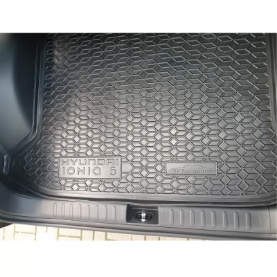 Коврики в багажник для авто Hyundai Ioniq 5 пластик ( AVTO-Gumm )