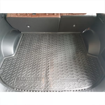 Килимок у багажник для авто Hyundai Santa-Fe (2021>) (7 місць), пластиковий (AVTO-Gumm) Килимок у багажник для авто Hyundai Santa-Fe (2021>) (7 місць), пластиковий (AVTO-Gumm)