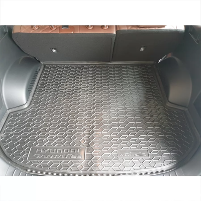 Килимок у багажник для авто Hyundai Santa-Fe (2021>) (7 місць), пластиковий (AVTO-Gumm) Килимок у багажник для авто Hyundai Santa-Fe (2021>) (7 місць), пластиковий (AVTO-Gumm)