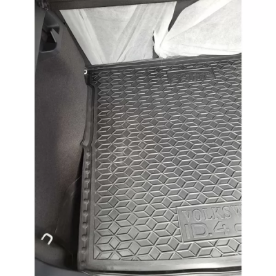 Коврик в багажник для авто Volkswagen ID.4 Crozz Prime (верхняя полка) пластик ( AVTO-Gumm )