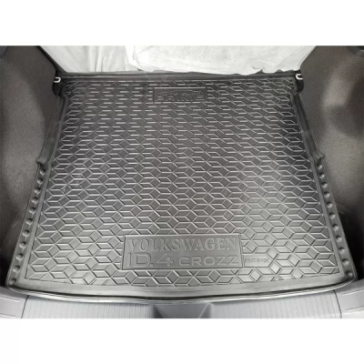 Коврик в багажник для авто Volkswagen ID.4 Crozz Prime (верхняя полка) пластик ( AVTO-Gumm )