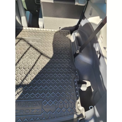Коврик в багажник для авто Volkswagen ID.6 Crozz Pro (верхняя полка) пластик ( AVTO-Gumm )