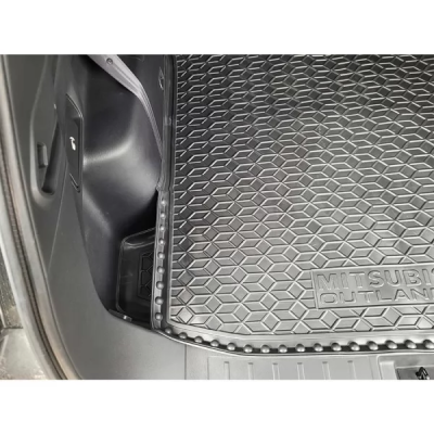 Килимок у багажник для авто Mitsubishi Outlander (2022>) (7-місний), пластиковий (AVTO-Gumm)