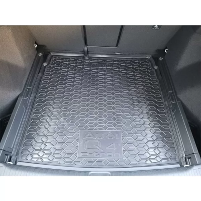 Килим багажника для авто Audi Q4 e-tron нижняя полка 2021&gt пластик ( AVTO-Gumm )