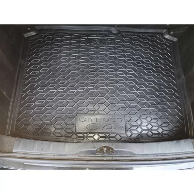 Килим багажника для авто CITROЁN C-4 2004-2010 пластик ( AVTO-Gumm ) Килим багажника для авто CITROЁN C-4 2004-2010 пластик ( AVTO-Gumm )