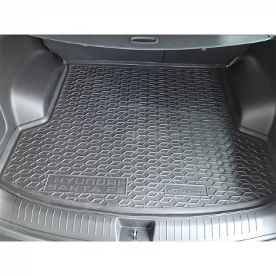Килим багажника для авто Hyundai Santa-Fe 2024> 5мест пластик ( AVTO-Gumm ) Килим багажника для авто Hyundai Santa-Fe 2024> 5мест пластик ( AVTO-Gumm )