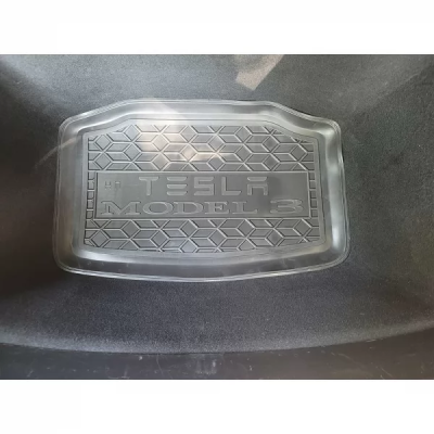 Килим багажника для авто Tesla Model 3 2017-2022 задний нижння ниша пластик ( AVTO-Gumm ) Килим багажника для авто Tesla Model 3 2017-2022 задний нижння ниша пластик ( AVTO-Gumm )