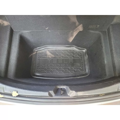 Килим багажника для авто Tesla Model 3 2017-2022 задний нижння ниша пластик ( AVTO-Gumm ) Килим багажника для авто Tesla Model 3 2017-2022 задний нижння ниша пластик ( AVTO-Gumm )