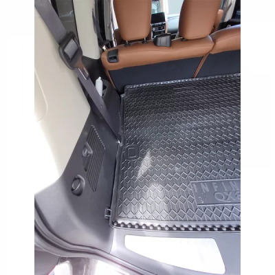 Килим багажника для авто Infiniti Z62 QX80 2018-2024 7/7мест пластик ( AVTO-Gumm )