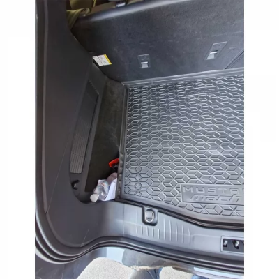 Килим багажника для авто Ford Mustang Mach-E пластик ( AVTO-Gumm ) Килим багажника для авто Ford Mustang Mach-E пластик ( AVTO-Gumm )