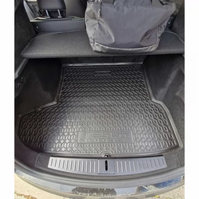 Килим багажника для авто Tesla Model S 2021> задній великий пластик ( AVTO-Gumm ) Килим багажника для авто Tesla Model S 2021> задній великий пластик ( AVTO-Gumm )