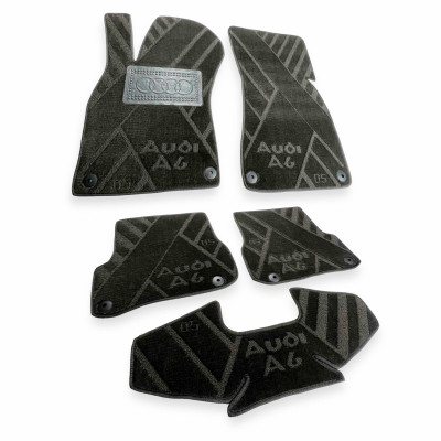 Коврики в салон для Audi A6 ( 2005 - 2010 ) текстильные ( AVTO-Tex )