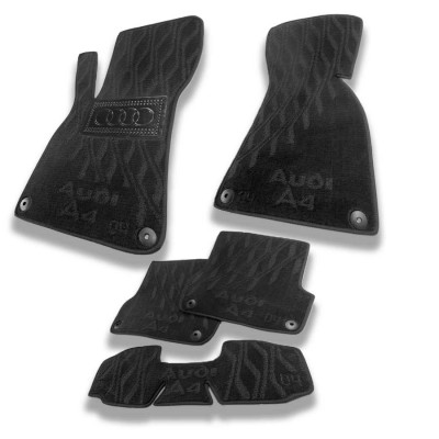 Коврики в салон для Audi A4 (B6 - B7) ( 2000 - 2008 ) текстильные ( AVTO-Tex )