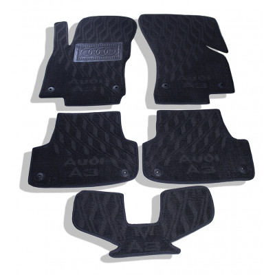 Коврики в салон для Audi A3 ( 2012 - ) AVTO-Tex текстильные