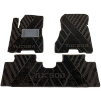 Килимки в салон для Hyundai Tucson ( 2003 - 2009 ) текстильні ( AVTO-Tex )