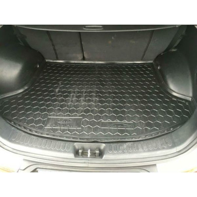 Коврик в багажник для KIA Sportage lll ( 2010 - 2015 ) полиуретан ( Avto-Gumm )