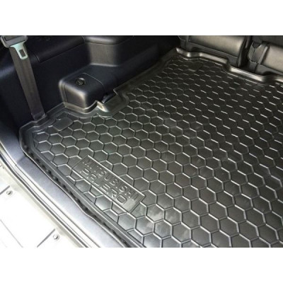 Коврик в багажник для Mitsubishi Pajero Wagon lll-lV (7 мест) пластик ( Avto-Gumm )