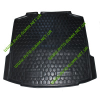 Коврик в багажник для Skoda Rapid ( лифтбэк ) ( 2013 - ) полиуретан ( Avto-Gumm )