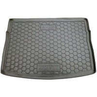 Коврик в багажник для Volkswagen Golf 7 (хетчбэк) пластик ( Avto-Gumm )
