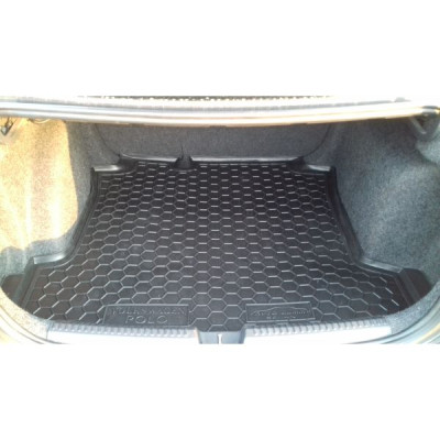 Коврик в багажник для Volkswagen Polo ( 2010 -  ) ( седан ) полиуретан ( Avto-Gumm )