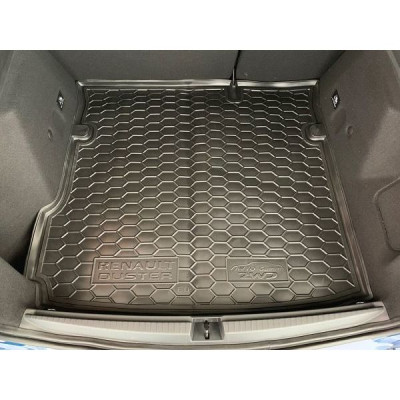 Коврик в багажник для авто Renault Duster (2018-) 2WD, пластик ( AVTO-Gumm )