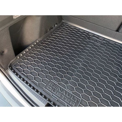 Коврик в багажник для авто Renault Duster (2018 - ), 4WD пластик ( AVTO-Gumm )