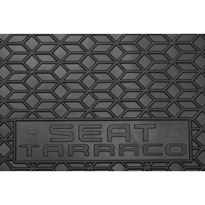 Коврик в багажник для авто Seat Tarraco (5 мест) (нижняя полка) AVTO-Gumm полиуретан