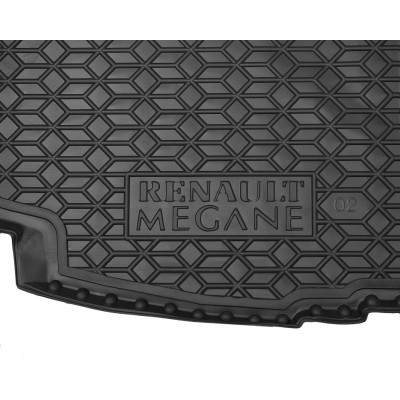 Коврик в багажник для авто Renault Megane ll ( 2002 - 2008 ) ( универсал ), резиновый (AVTO-Gumm) Коврик в багажник для авто Renault Megane ll ( 2002 - 2008 ) ( универсал ), резиновый (AVTO-Gumm)