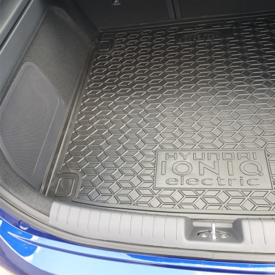 Килимок у багажник для авто Hyundai Ioniq (electric) (2021>) (без сабвуфера), пластиковий (AVTO-Gumm)