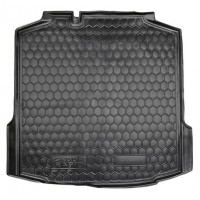 Коврик в багажник для Skoda Rapid (лифтбэк) пластик ( Avto-Gumm )