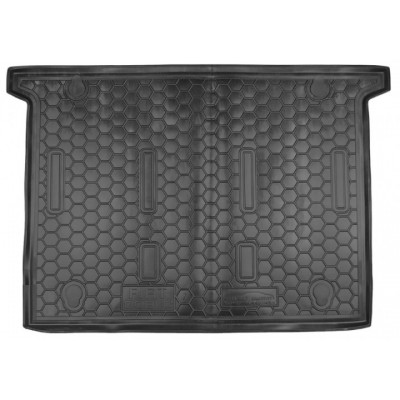 Килимок у багажник для Fiat Doblo (2010–) (7 місць), коротка база, пластик (AVTO-Gumm). Килимок у багажник для Fiat Doblo (2010–) (7 місць), коротка база, пластик (AVTO-Gumm).