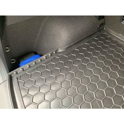 Коврик в багажник для Volkswagen Tiguan (2016 - ) пластик ( AVTO-Gumm )