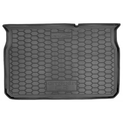 Килимок у багажник для Citroen C-3 (2017– ), пластиковий, AVTO-Gumm. Килимок у багажник для Citroen C-3 (2017– ), пластиковий, AVTO-Gumm.