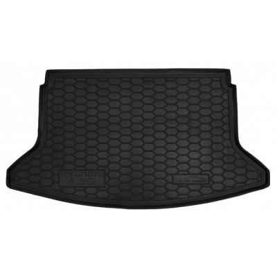 Килимок в багажник для Hyundai i-30 (2017-) (хетчбек) пластик (AVTO-Gumm) Килимок в багажник для Hyundai i-30 (2017-) (хетчбек) пластик (AVTO-Gumm)