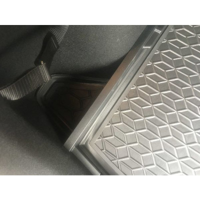 Коврик в багажник для авто KIA Ceed (2019 - ) (хетчбэк нижняя полка) пластик ( AVTO-Gumm )