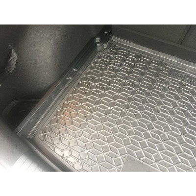 Коврик в багажник для авто KIA Ceed (2019 - ) (хетчбэк нижняя полка) пластик ( AVTO-Gumm )
