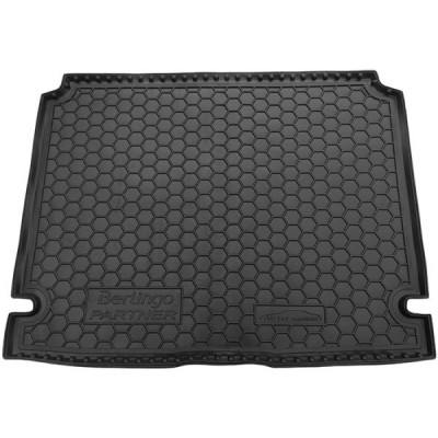 Килимок у багажник для Citroen Berlingo / Partner (2008– ), пластик, Avto-Gumm.