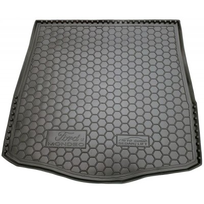  Килимок у багажник для Ford Mondeo IV (2007–) (седан) (під повнорозмірне колесо), пластик (Avto-Gumm).