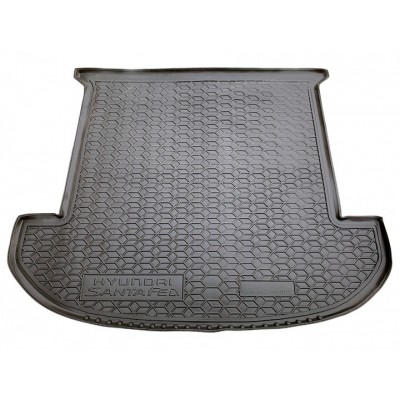 Коврик у багажник для Hyundai Santa Fe (2018 - ) (7 місць) полиуретан (AVTO-Gumm)